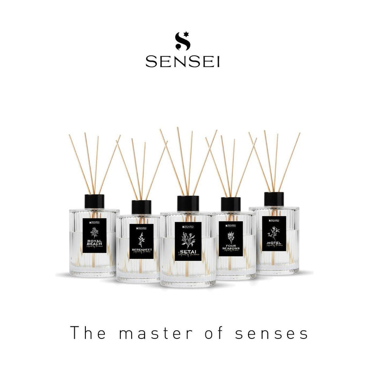 מפיצי ריח פרמיום של SENSEI בהשראת בשמים יוקרתיים עם תמציות ריח מרוכזות